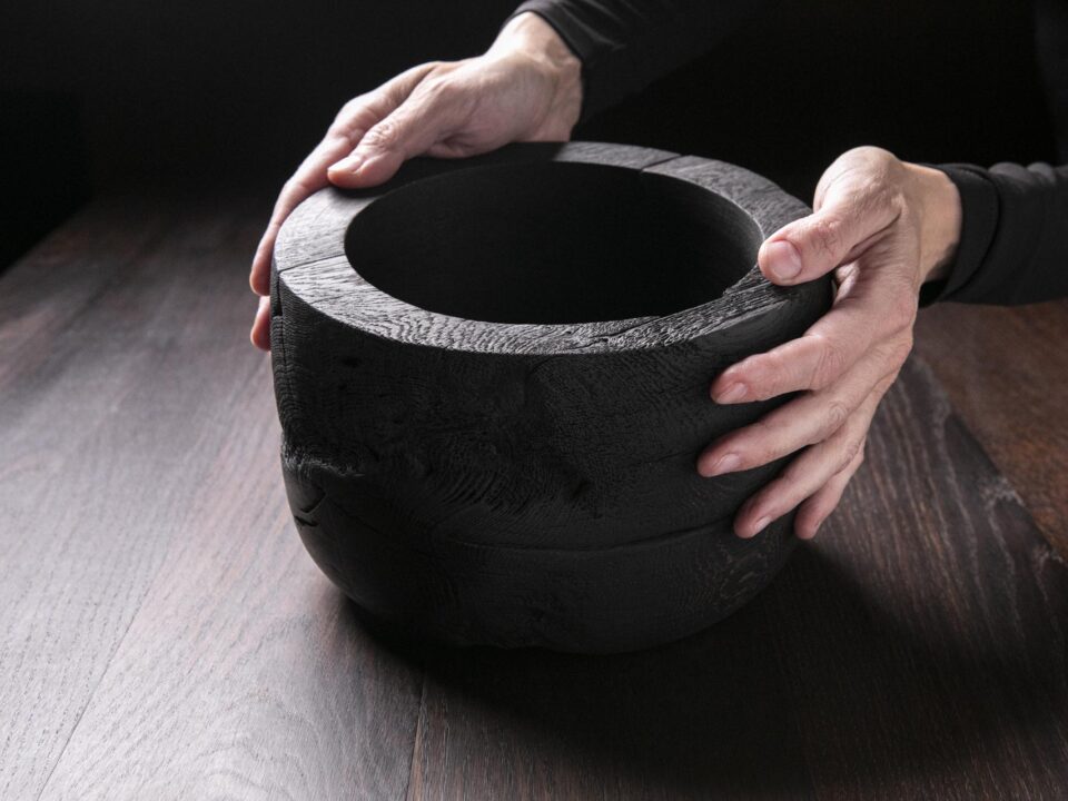 Raven Black Deep Bowl A08J26