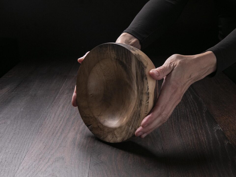 Natural Spalted Platter A10J74