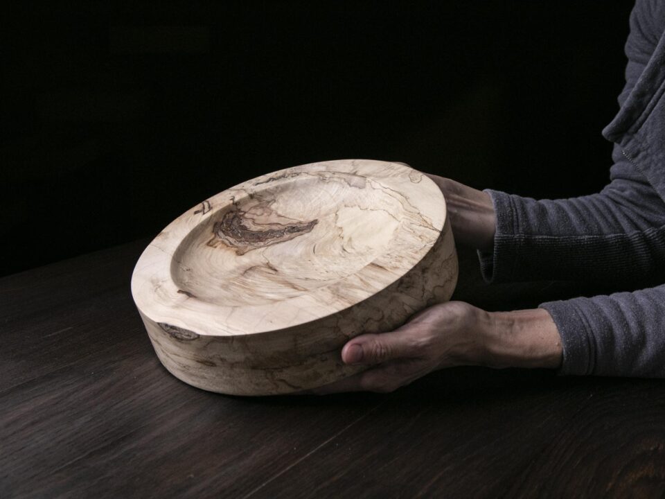 Natural Spalted Platter A10J69