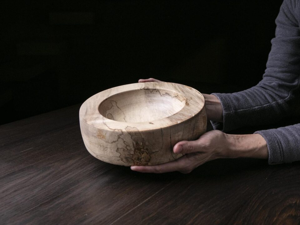 Natural Spalted Platter A10J68
