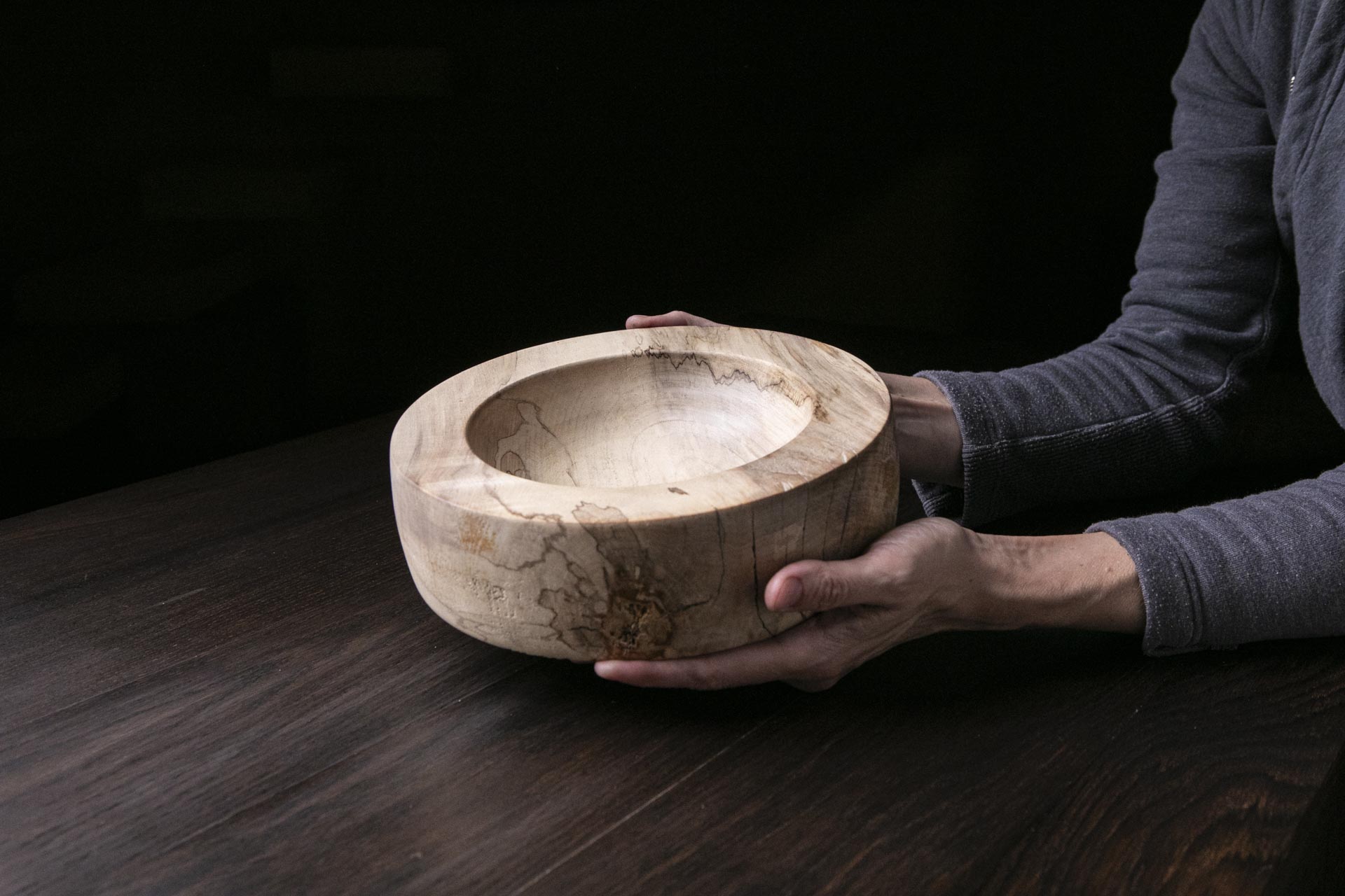Natural Spalted Platter A10J68